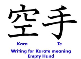 karate-kanji-modern - World Shotokan Karate-do Federation Australia